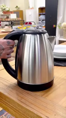 Chaleira Elétrica Inox 1,8l #chaleiraeletrica  #cha #cozinhapratica 