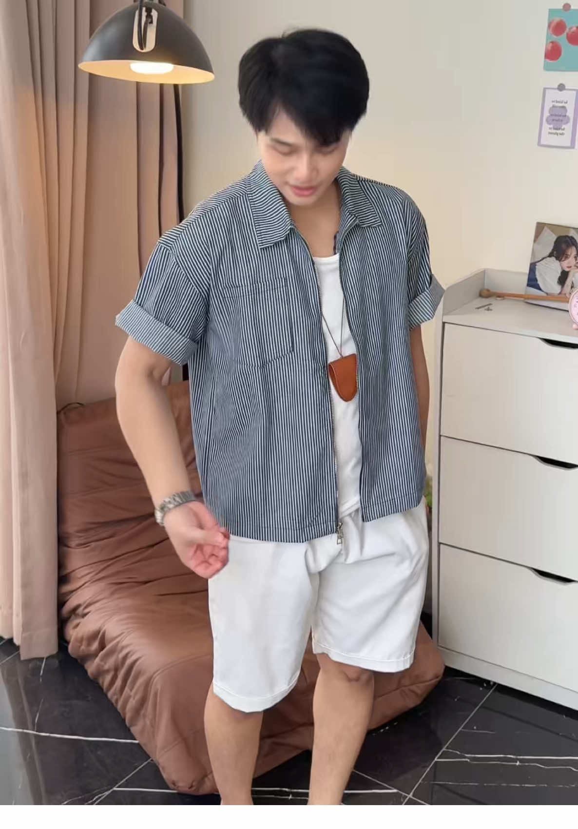 Áo denim giá mềm cho anh em ✨ #thanhthoitrang #outfitideas #fyp 