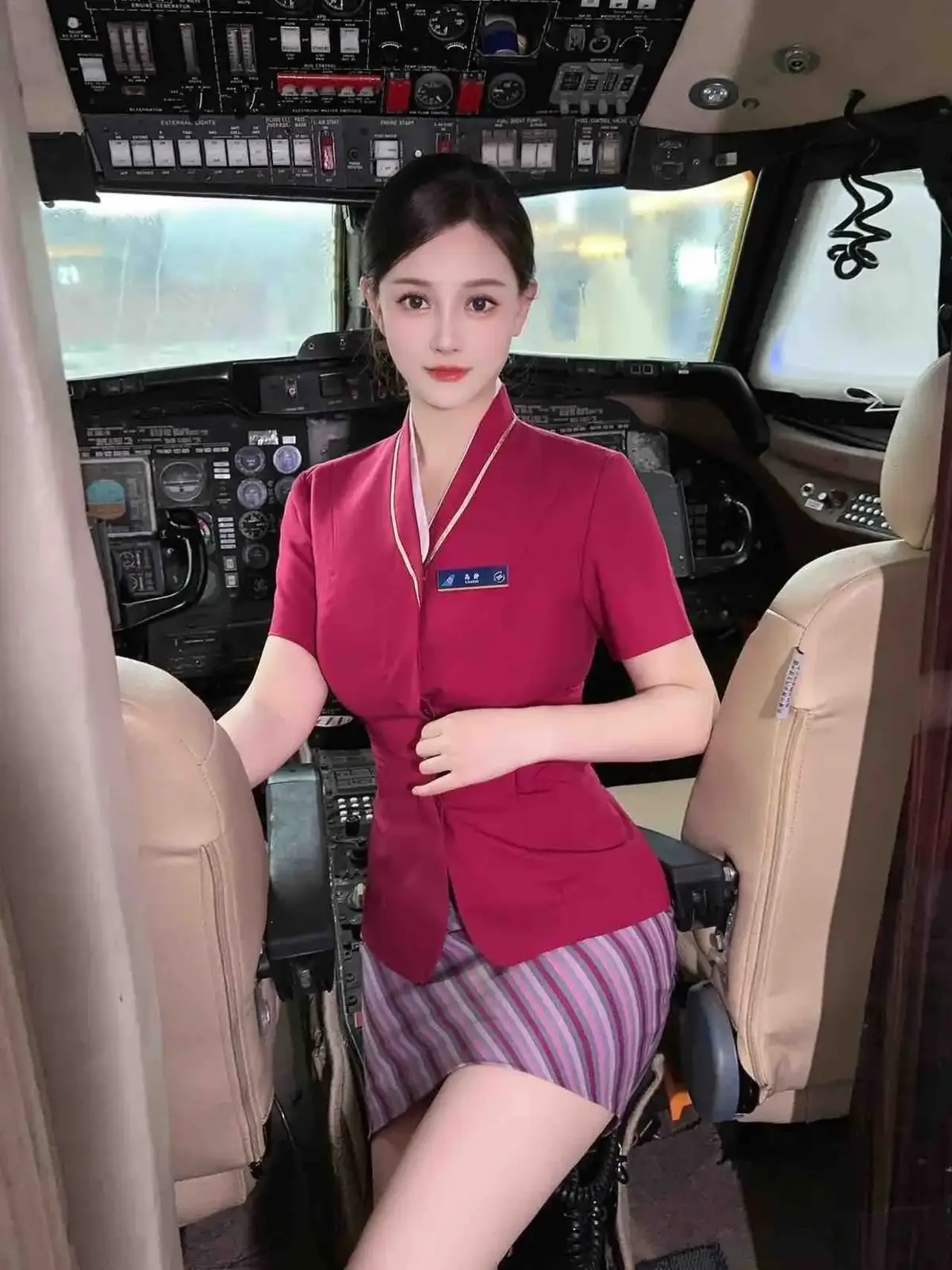 和美丽的空乘姐姐一起去旅行吧 #cabincrew  #airport #woman #OL  #beauty  #OOTD #attendant 