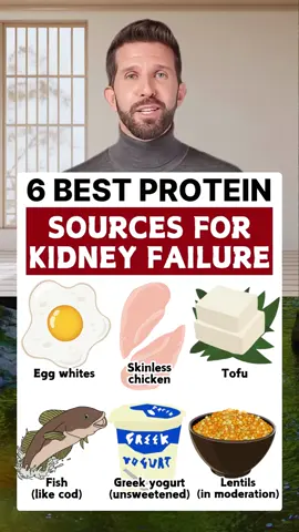 6 best protein sources for kidney failure #healthy #healthcare #healthtips #kidney #kidneydisease #kidneyfailure #kidneyhealth #nutrition 
