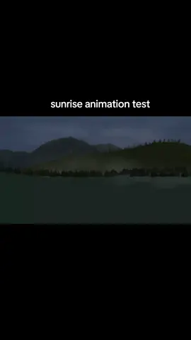 if monday morning was this peaceful #fyp #sunrise #animation #nature #sun #cloud #mountains #fyppp #foryoupage #fyp