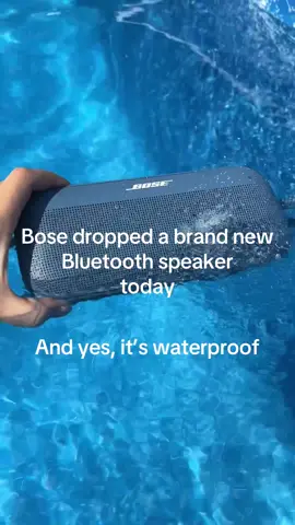 We got to test the new Bose Soundlink Plus ahead of its launch ... so obviously, we had to throw it in the pool. Tap the link in our bio to shop. #nbcselect #nbc #bose #boselaunch #newspeaker #bosespeakerlaunch #bosesoundlinkplus #bestspeakers #bosespeaker #waterproofspeakers #bluetoothspeakers #newtech #bestspeakersforsummer  #creatorsearchinsights #bosereview #bosespeakers 