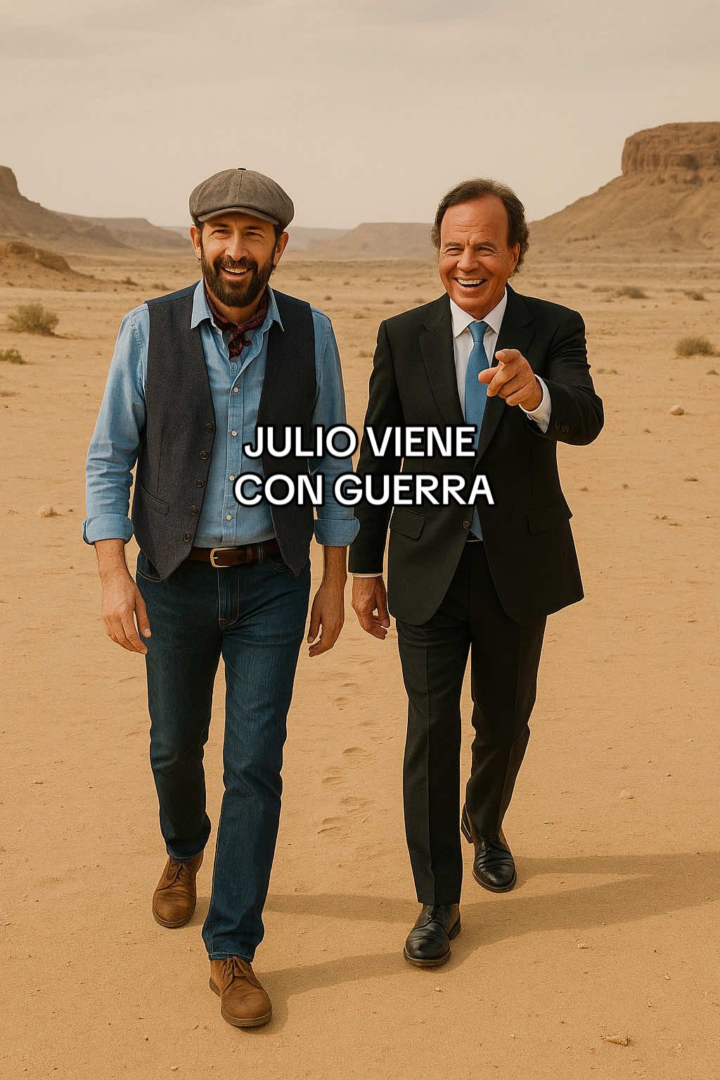 ¿Julio bailable? 😂 Julio Iglesias y Juan Luis guerra #julioiglesias #juanluisguerra #memesjulio #fyi 