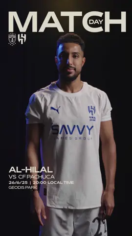 One team… One aim ⚪️🔵 🔹روحٌ واحدة وهدفٌ واحد 💪 كبير آسيا يخوض لقاءه الثالث في كأس العالم ⭐️⏳ #A#AlHilal #FIFACWC #الهلال 