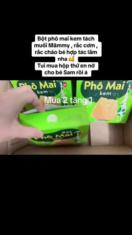 Bột phô mai kem tách muối mămmy ,chân ái cho bé ăn dặm #phomai #phomaikem#phomaitachmuoi 