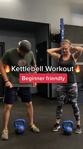 Kettlebell beginner friendly workout  #kettlebell #wod #exercises #workouts #foryou 