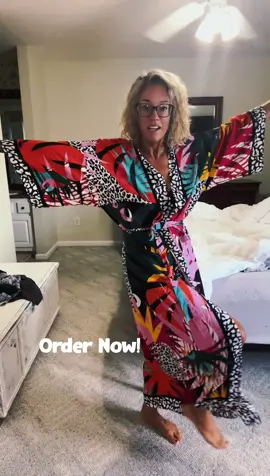 When you're 50% jungle queen, 50% rainbow, and 100% not answering the door in anything else.  #robelife #robe #leopardprintrobe #kimono #kimonostyle #couchcouture #tooglamtogiveadamn 