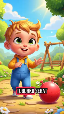 Badanku sehat 🎶  #singing #kidsoftiktok #play 