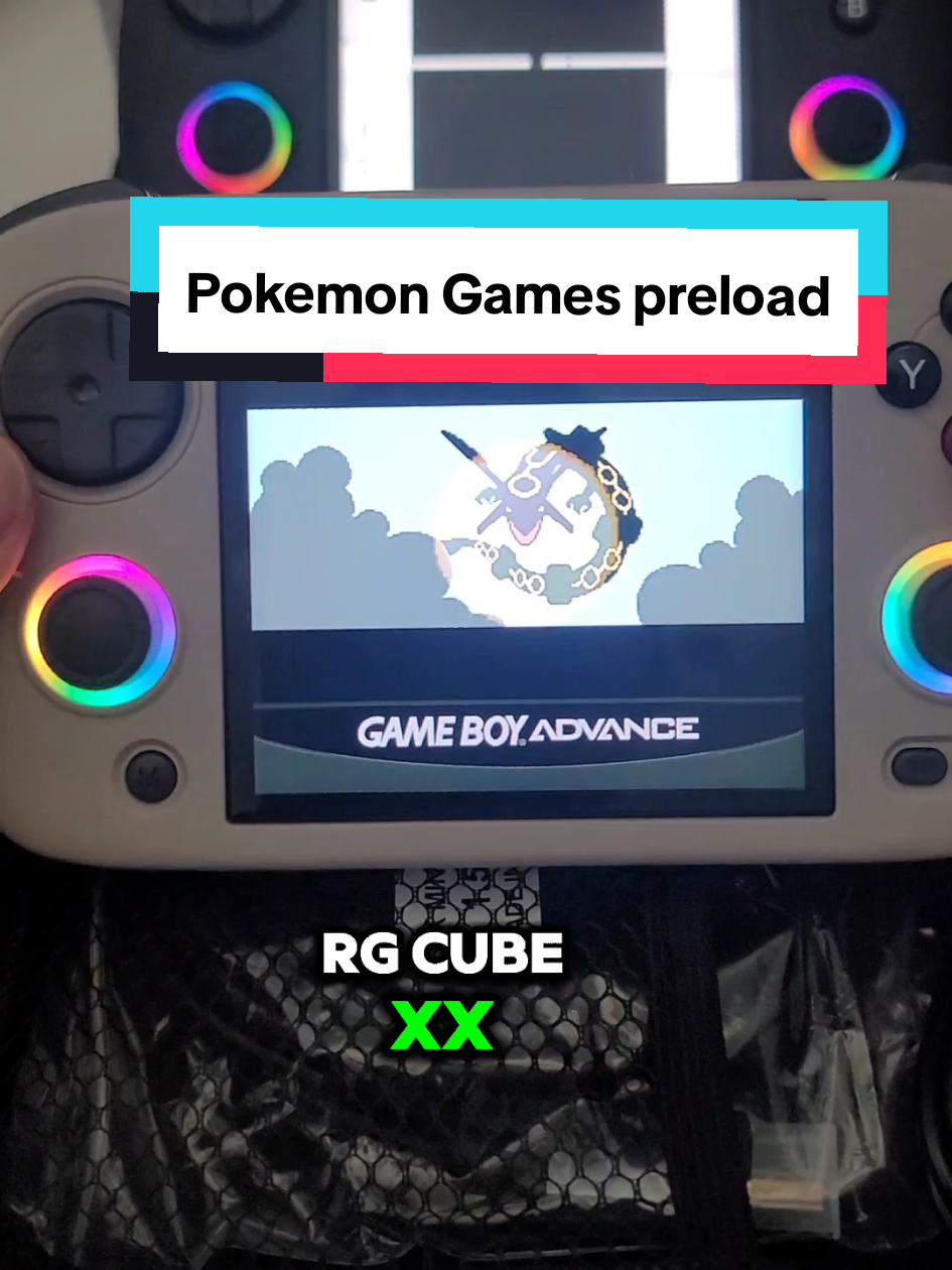 Replying to @chloesplaycloset ALL PRE-loaded #pokemongames #RgCubeXX comes with 18k+ pre-loaded games. it's the best emulator to play #ps1 #nds perfect gift for someone who grew up playing old school video games like this. you can always download more games for free let me know if you have any questions or games you need me to look up #retrogaming #gaming #emulator #90skids #nostalgia #nostalgic #videogames #handheld #gamingconsole #anbernicRgcubeXX #rg40xxH #giftideas #guygifts #Christmasgift #holidaygift 