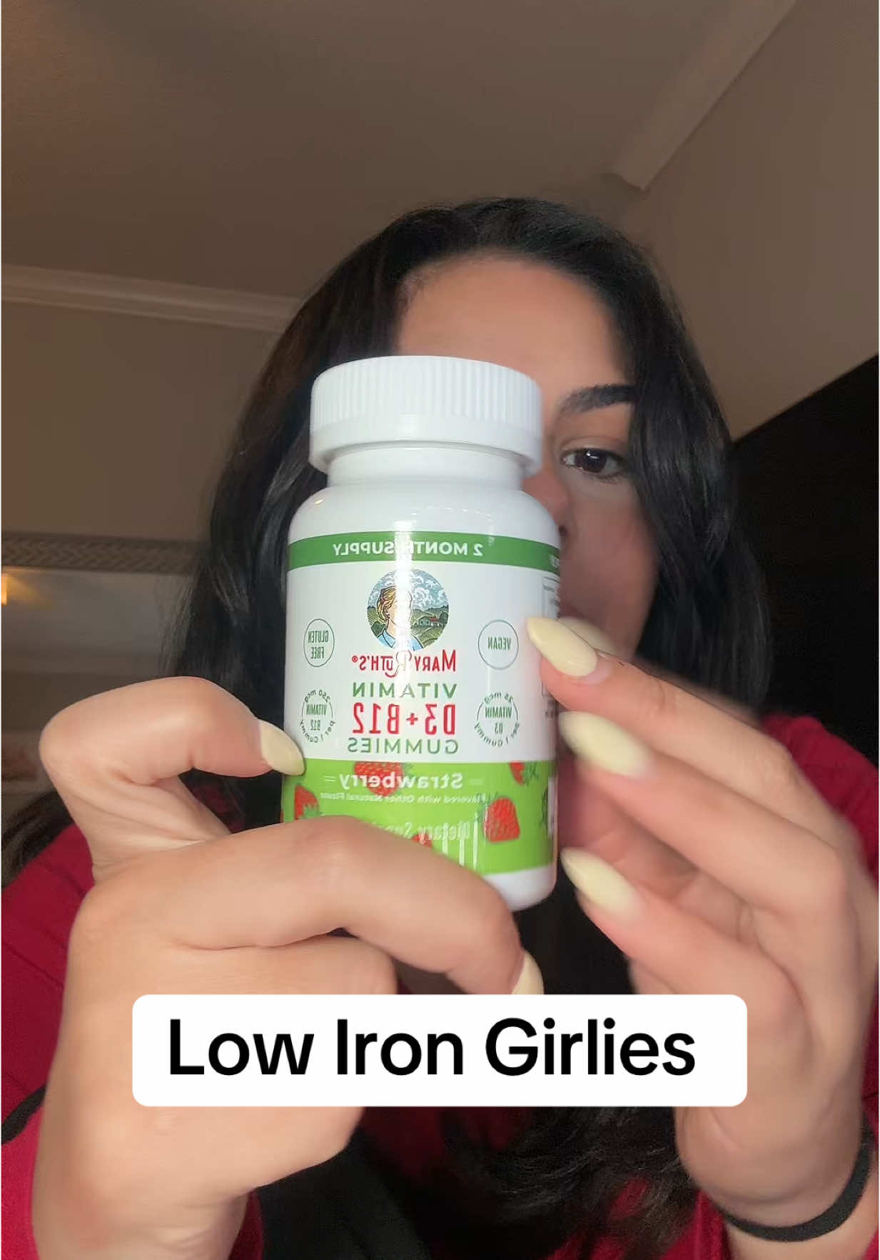 Low iron girlies, this combo is everything 🩸✨ I pair MaryRuth’s D3 + B12 gummies with my iron pills and feel like a new woman—more energy, less fog, better mood 🫶🏽 #SoftLifeEssentials #MaryRuthsOrganics #LowIronSupport #D3B12 #EnergyBoost #IronDeficiency #DailyVitamins #SelfCareRoutine #TikTokShopFinds #GlowFromWithin #softwellnessera 