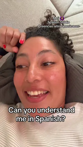 Can you understand me in Spanish?  #spanishstudiocr #spanishtiktok #español #aprendiendoespañol #teachersoftiktok #lernontiktok #learningspanish #language #polyglot #latina #spanish #hispanic #curlyhair #spanishtutor #longervideos #spanishclass #spanishteacher 