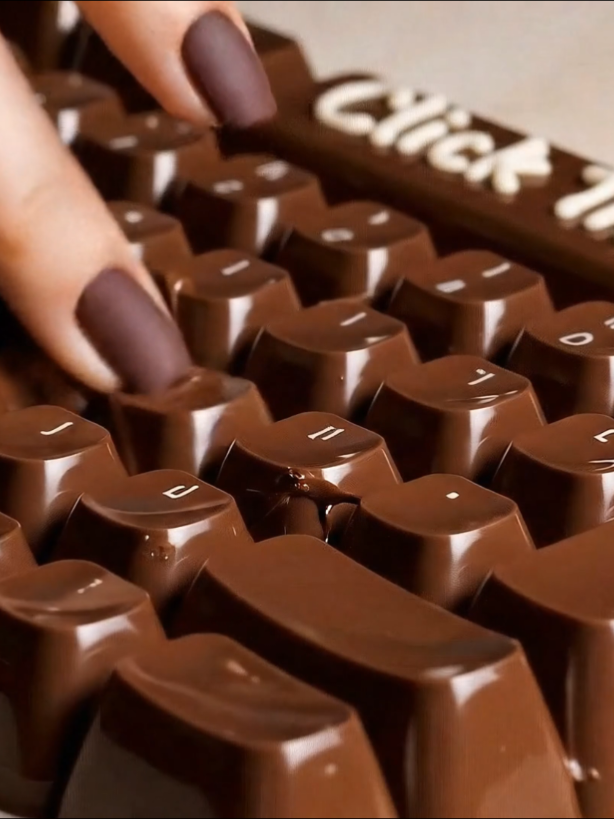 Typing on a Keyboard That Shouldn’t Exist 😳 #asmr #satisfying #asmrsounds #ai  #aiartist #relaxing #keyboard #keyboardasmr #oddlysatisfying #aikeyboard 