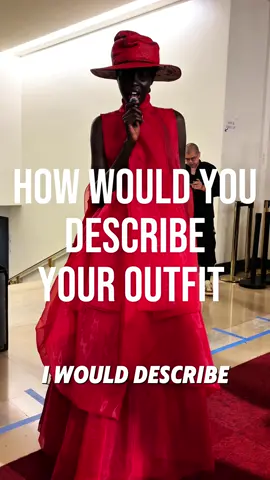 How would you describe your outfit ? At @songzio #thestylearchivist #backstage 