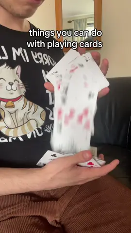 things you can do with playing cards #cardistry #fyp 