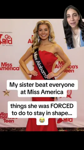 what my sister had to do to win miss america still freaks me out 👀 #missamerica #beautysecrets #modelroutine #pageantprep #flawlessskin