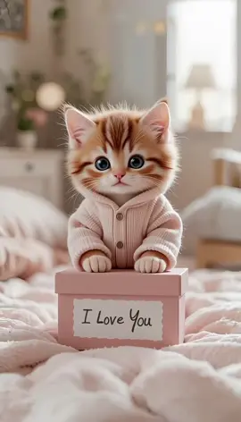I saved this heart just for you. 🤍 #iloveyoumore #kittenlove #softhearted 