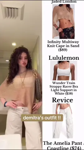 Demitra’s outfits eattttttt 🥰HEY SUNNIES ☀️i love making vedios like these 🫶 comment who’s outfit u want to know !! #Tatcha #demitrakalogeras #fyp #fypシ #edit #outfitinspo #outfits #Summer #kalogerassisters 