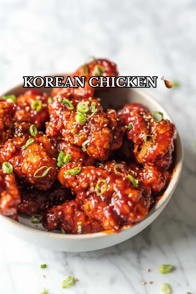Let’s cook 🧑🏼‍🍳 together Korean Chicken 🍗  with Me #fyp #chicken #koreanchicken 