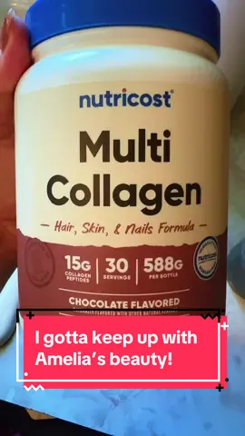 Who doesn’t want glowy skin?? Trying this new collagen to my morning routine #dogmom #collagen #nutricost #fyp 
