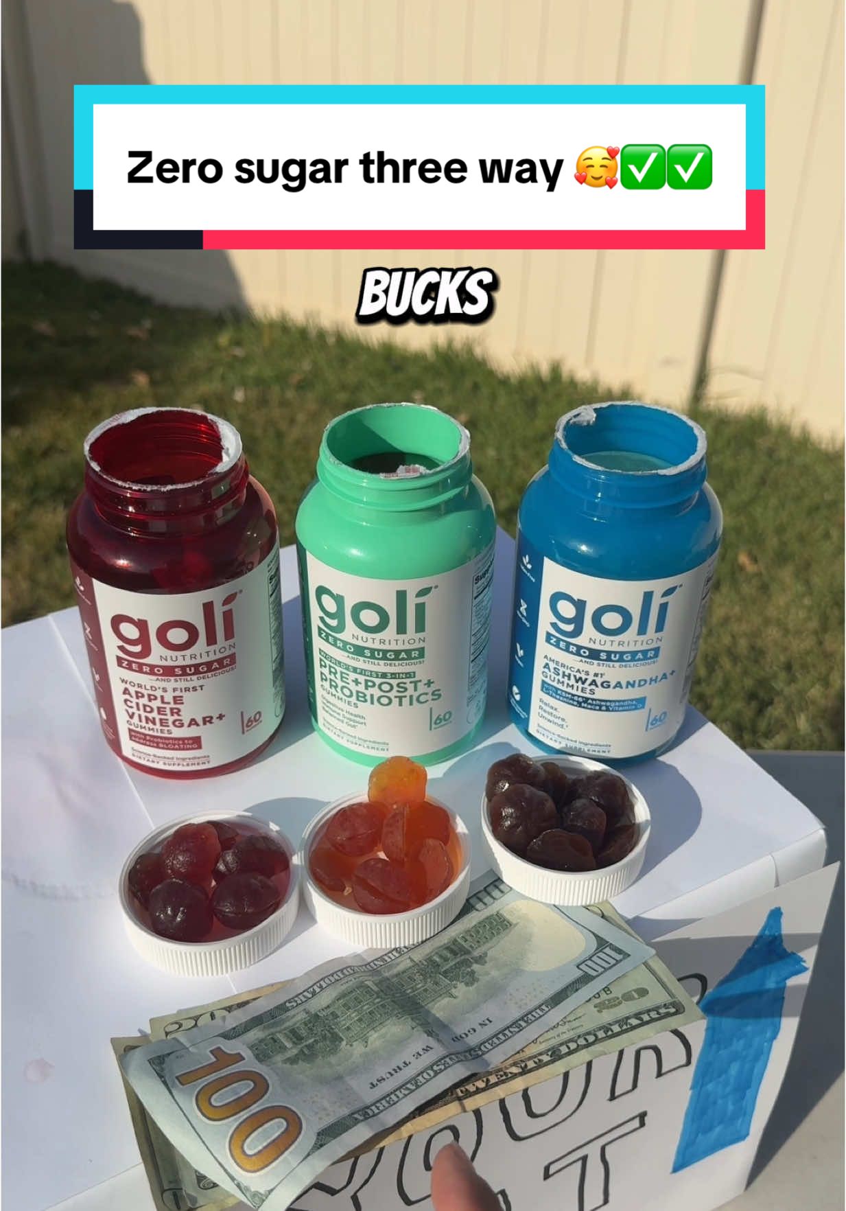 First every Zero sugar bundle dropped and I grabbed 6 more bottles!#tiktokshop #tiktokmademebuyit #tiktokmarketplace #goli #golinutrition #ashwagandha #acv #guthealth #probiotics #prebiotics #3in1 