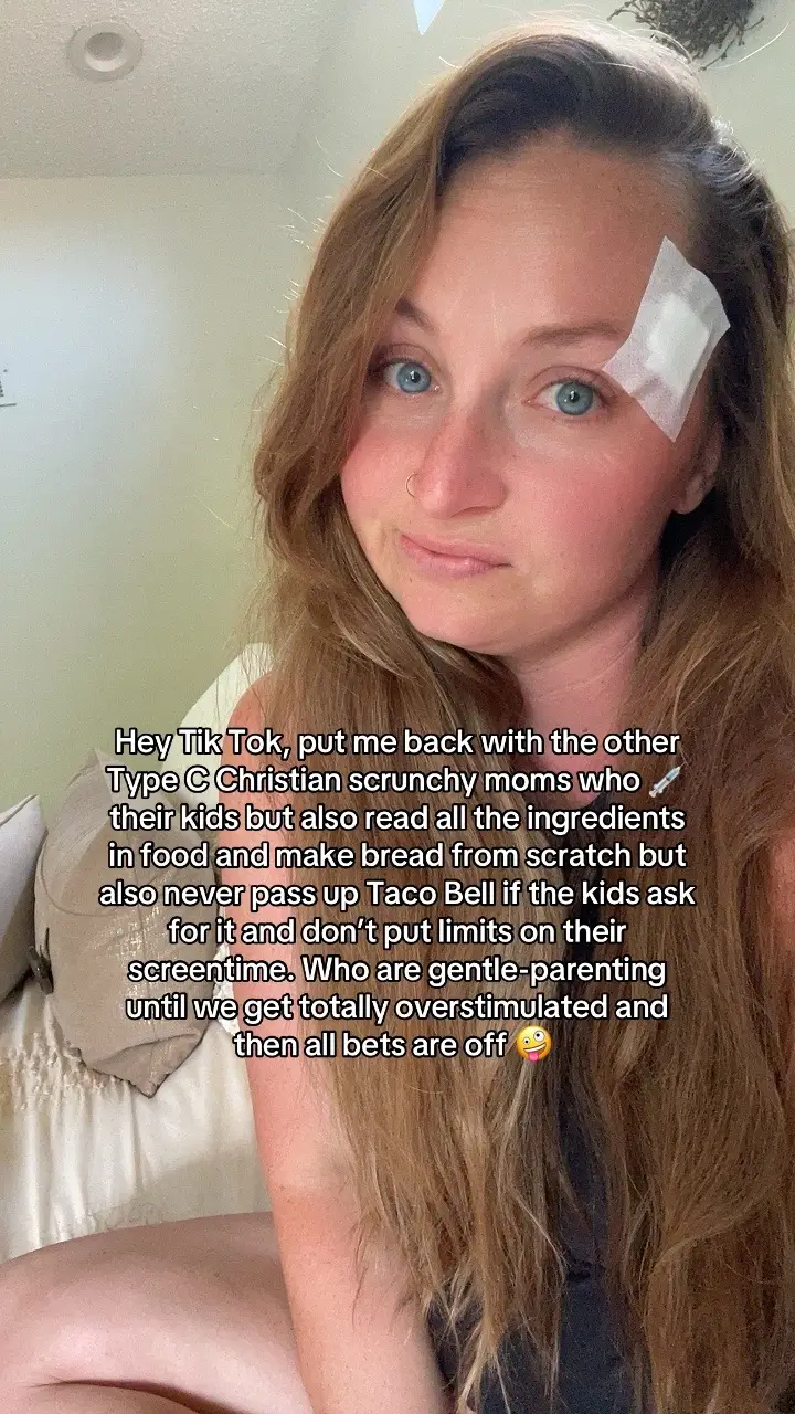 Bonus points if you’re also in your 30s getting skin cancer removed because in your teens and 20s you never met a tanning bed you didn’t like ✋🏻 #motherhood #typecmom #typec #christian #boymom #fyp #audhd #adhd #scrunchy #scrunchymama #momtok #momlife 