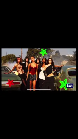 Katseye al TG1  #katseye #megan #sophia #daniela #manon #lara #yoonchae #gnarly #touch #gabriela @KATSEYE #tg1 #rai 