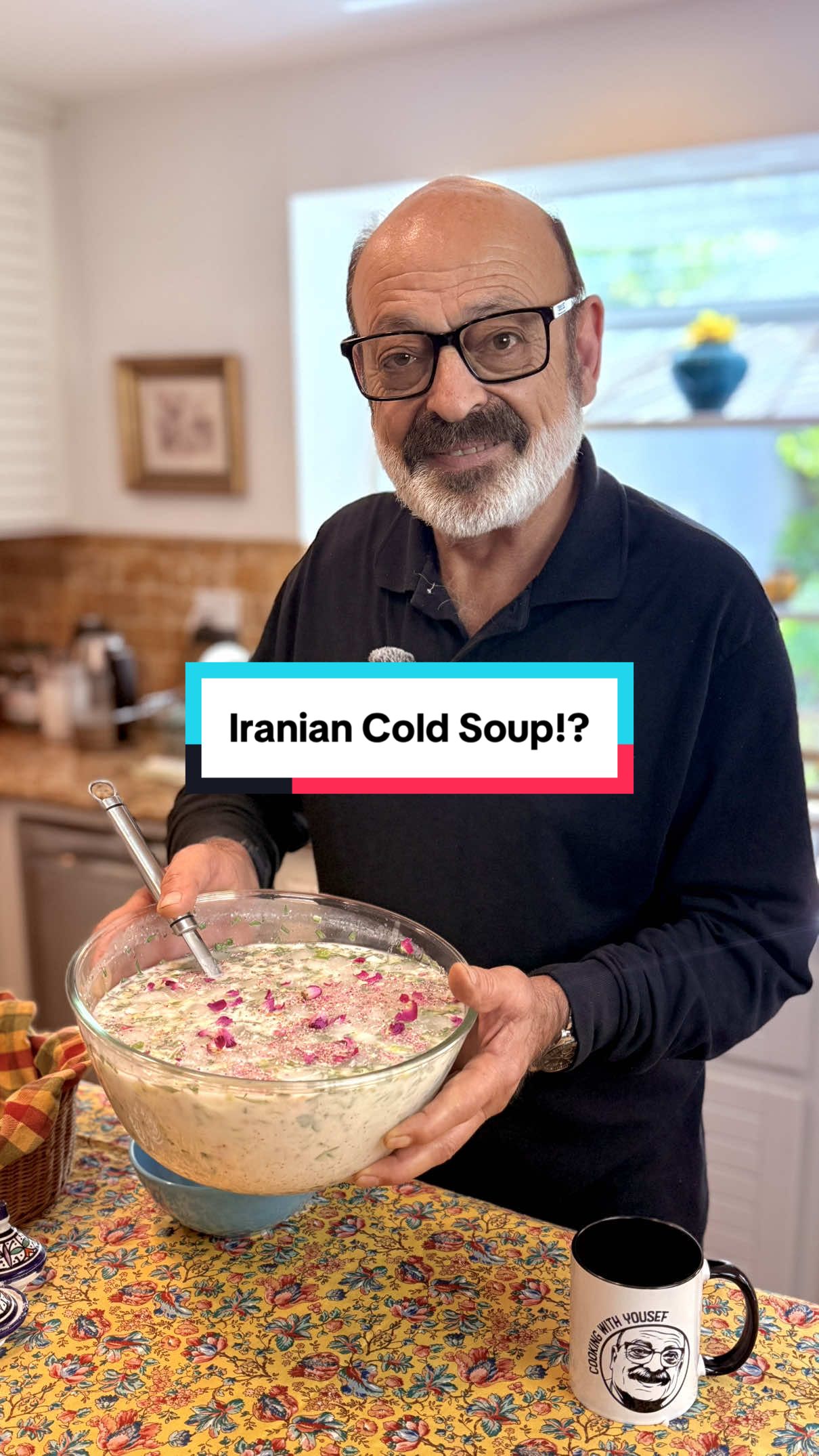 It’s summer time, let’s make a refreshing Iranian Cold Soup called Abdoogh Khiar - Yogurt Cucumber Soup! #persianfood #iranianfood #cwy #cookingshow #fyp #fyp #fypシ゚viral #fypシ #persiancuisine #iraniancuisine #homecooking #Recipe #summervibes #coldsoup #vegetarian #abdooghkhiar 
