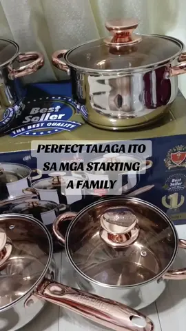 Di lang pang-display, panglaban sa kusina! 🔥 Kaldero set na mura na, matibay pa — pangmatagalan ‘to!