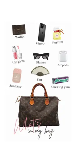 And you? What’s is your bag essentials 💄🕶️👛🪭 #whatsinmybag #bagessentials #girlbag #girls 