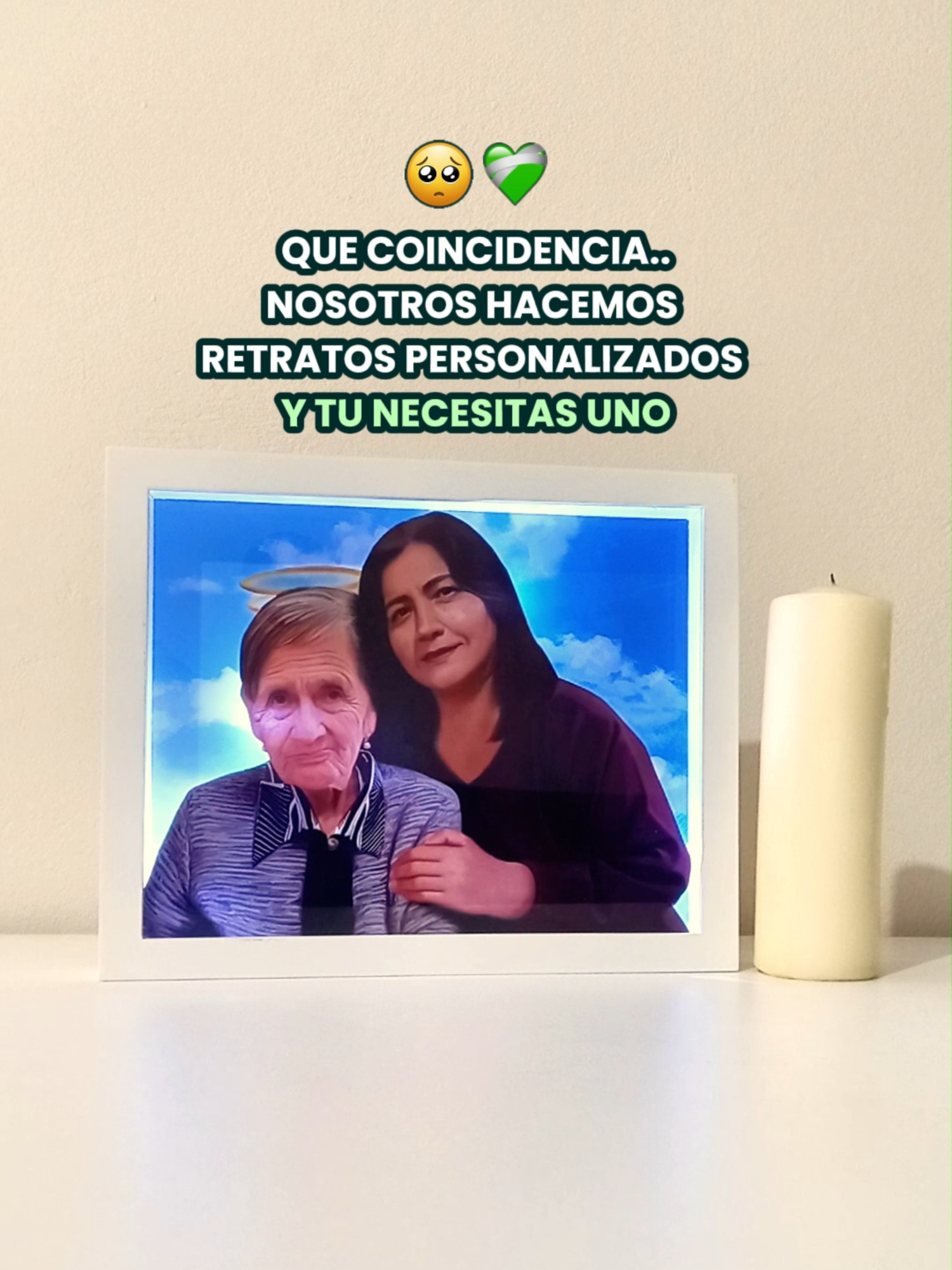 Ahora tu retrato personalizado puede brillar como nunca, iluminando ese momento tan especial. ¿Te gustaría saber más? ¡Escríbenos!👀💚 #RecuerdosEternos #retratospersonalizados #uniondefotos #cuadrospersonalizados #ilustracionesdigitales #ilustracionespersonalizadas #retratorealista #regalospersonalizados #recuerdos #seresqueridosfallecidos #recuerdame #regalosqueemocionan #f #emotivo #CreandoTrazos #perú #cuadros #angelitoenelcielo👼🏻