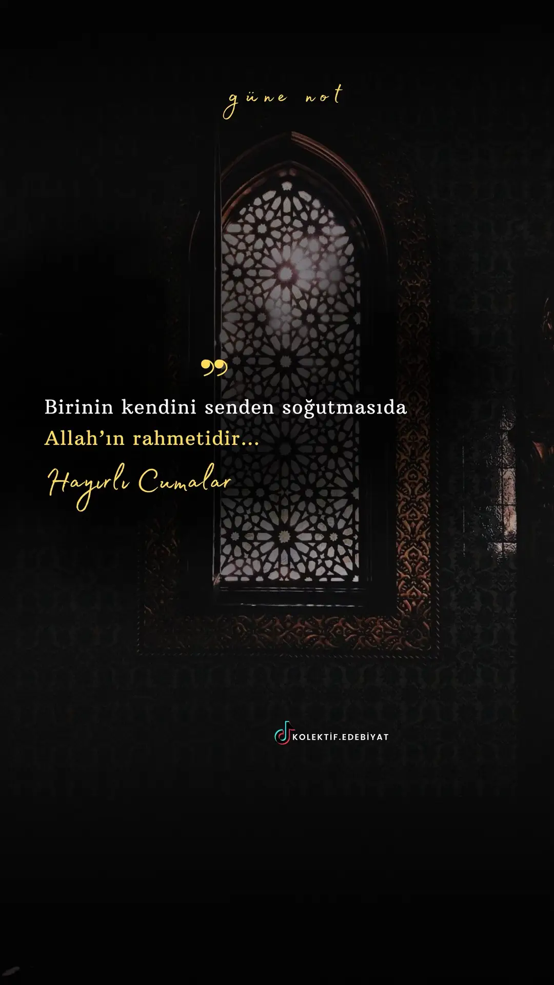 Birinin kendini senden soğutması da, Allah’ın rahmetidir… #hayırlıcumalar #hayırlıcumalar🌹🌺🌺🌷💖 #sözlüvideolar #cumavideoları #alıntılar #alıntı #yazılıvideolar #edebiyat #hikmetlisözler #fypシ #fyp #foryourpages #foryou #duvaryazıları #keşfetteyizzzzzzzz #keşfetteyizzzzzzz #reel #reels #öneçıkar #keşfet #şiir #şiirsokakta #edebiyatsozler 