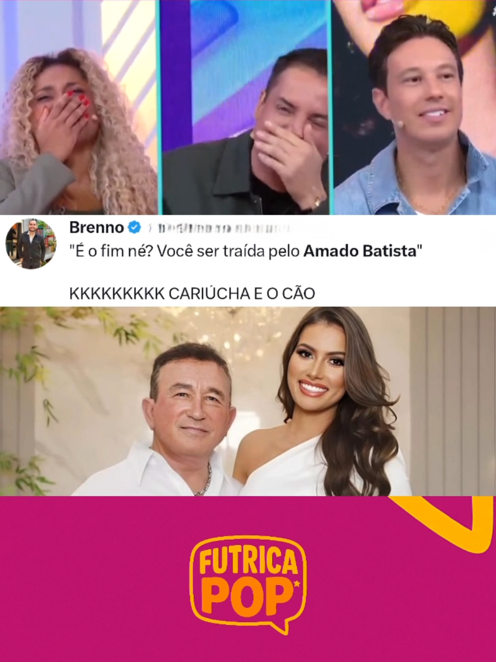 EITA👀 E esse cometario da Cariucha 👀👀👀 #cariucha #amadobatista #leodias #fofocalizando #traicao #casamento #famosos #fofoca 