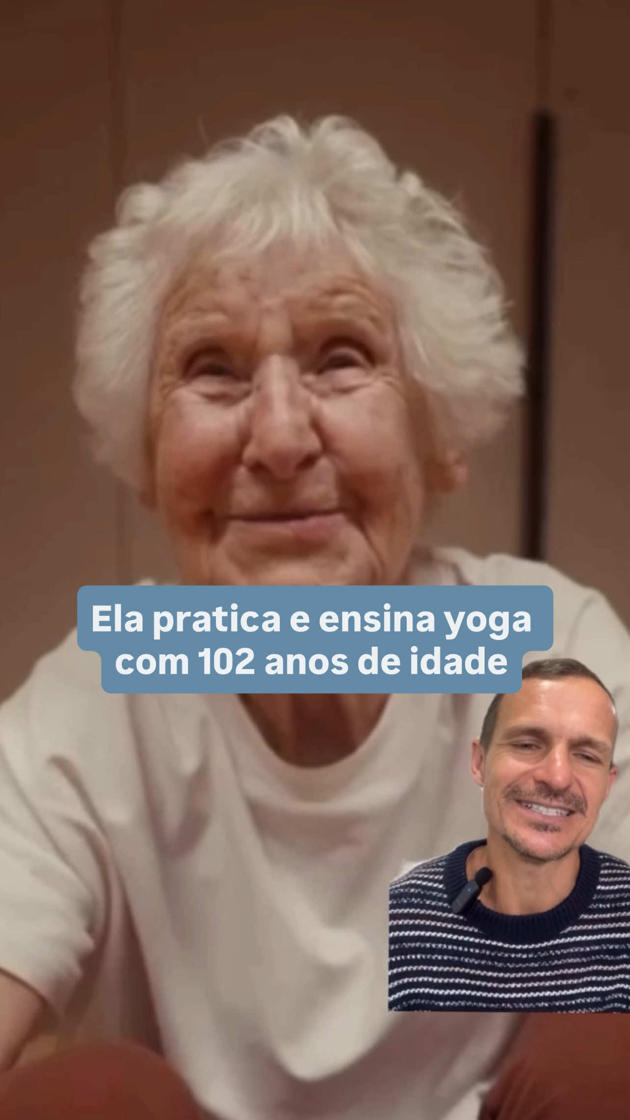 Charlotte Chopin é uma renomada professora de yoga francesa, com décadas dedicadas à prática e ao ensino. Aos 102 anos, continua sendo um exemplo vivo dos benefícios que o yoga pode trazer para o corpo, a mente e o espírito. ⠀ Charlotte defende o yoga como um caminho para o bem-estar integral. E seu próprio corpo e vitalidade são a prova disso. ⠀ Envelhecer bem não é apenas possível, é uma escolha. O que você faz hoje para envelhecer bem? Compartilha comigo nos comentários! #yogaparatodos #yogaemcasa #yogaonline  #mobilidade #namaste #meditação #amor #Love #asanas #yogasana #yogatododia #paz #gratidao #yoga 