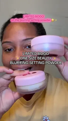 TikTok made me buy it—and now I’m buying 2 👀 If your face gets shiny by noon, you NEED this. ✨  @ONE SIZE BEAUTY  #makeupmusthaves #tiktokshopcreatorpicks #creatorpicks #TikTokShopCreatorCommunity #tiktokshopcreatorfinds #ttsbeautybesties #blurringpowder #settingpowder #onesizebeauty 