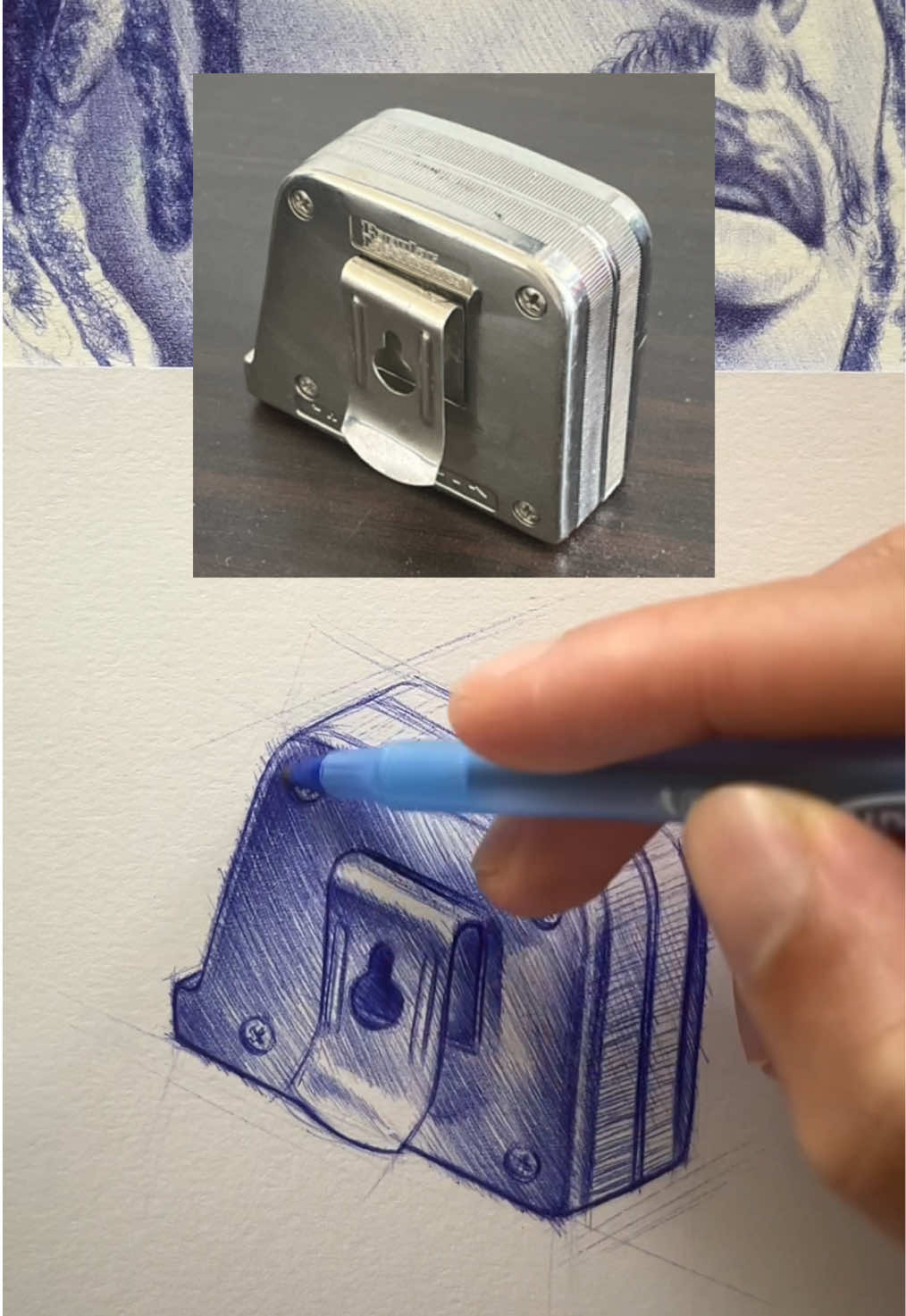 Here is a quick sketch using a ballpoint pen #sketchtutorial #drawingtutorial #arttutorial #drawingtips #ballpointpendrawing #pendrawing #sketching 