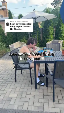 Replying to @Toph last day for free shipping dude wipes #dudewipes #wipes #flushablewipes #wetwipes #dudewipesformen #dudewipesbundle @dudewipes 