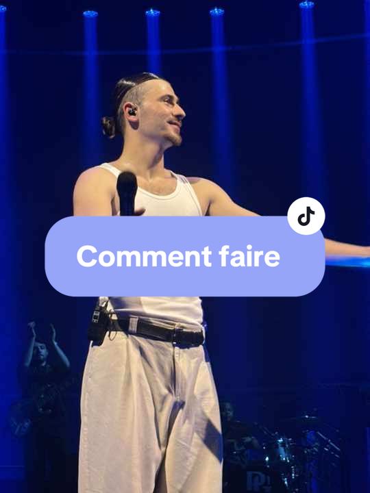Cette entrée🥹😍 Comment faire  Forest National, Belgique 🇧🇪 24 juin 2025 📅  @Pierre Garnier @Sony Music France  #chaquesecondetour #foryou
