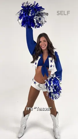 SELF caught up with the Dallas Cowboys Cheerleaders to find out which move from their choreography is their favorite. Squad members gave us a peek at what their game day routine looks like 💙 #DallasCowboyCheerleaders #DCC #cheer #dance #coyboys #football #texas