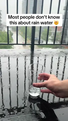 I can’t believe this about rain water #waitforit #waitforit #safety #lifehacks 