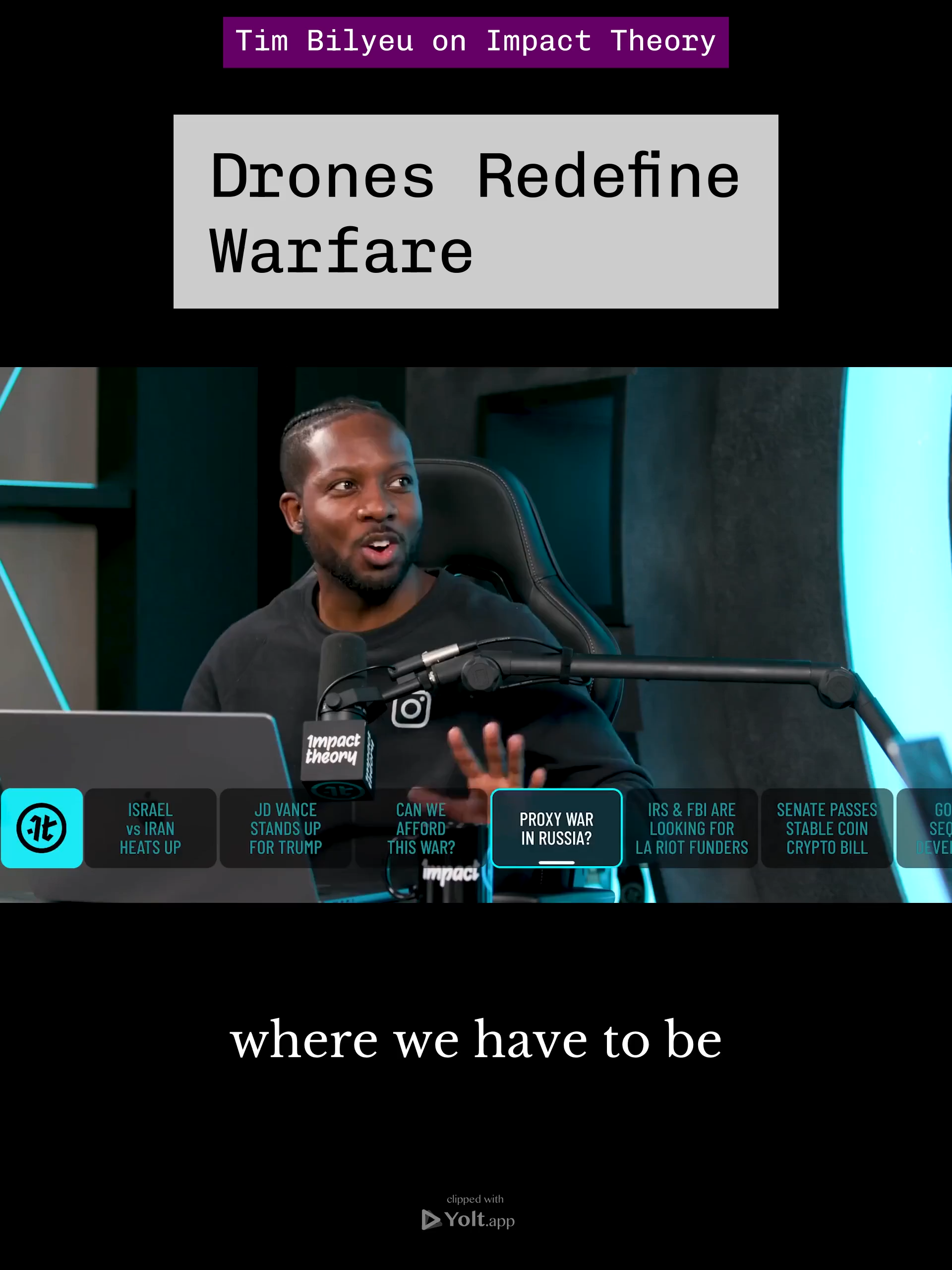 Drones Redefine Modern Warfare - Tim Bilyeu on Impact Theory #technology #war #drones