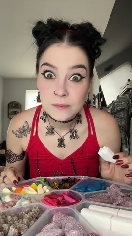 I FUFFILLED MY DREAMS OF EATING CHALK?!!! LMAO And I already made another order with @Poppin Candy 🤤🖤 best snack tray for movie nights!!!! #jewelrytiktok #foryewwww #trendingvideo #fypシ゚viral #mysteryjewlerygirl #supportsmallbusiness #crystals #mysterybox #accessories #jewleryhaul #mystery #jewelry #jar #alttiktok #crystalsoftiktok #handmadejewelry #unboxing #altgirl #alternative 