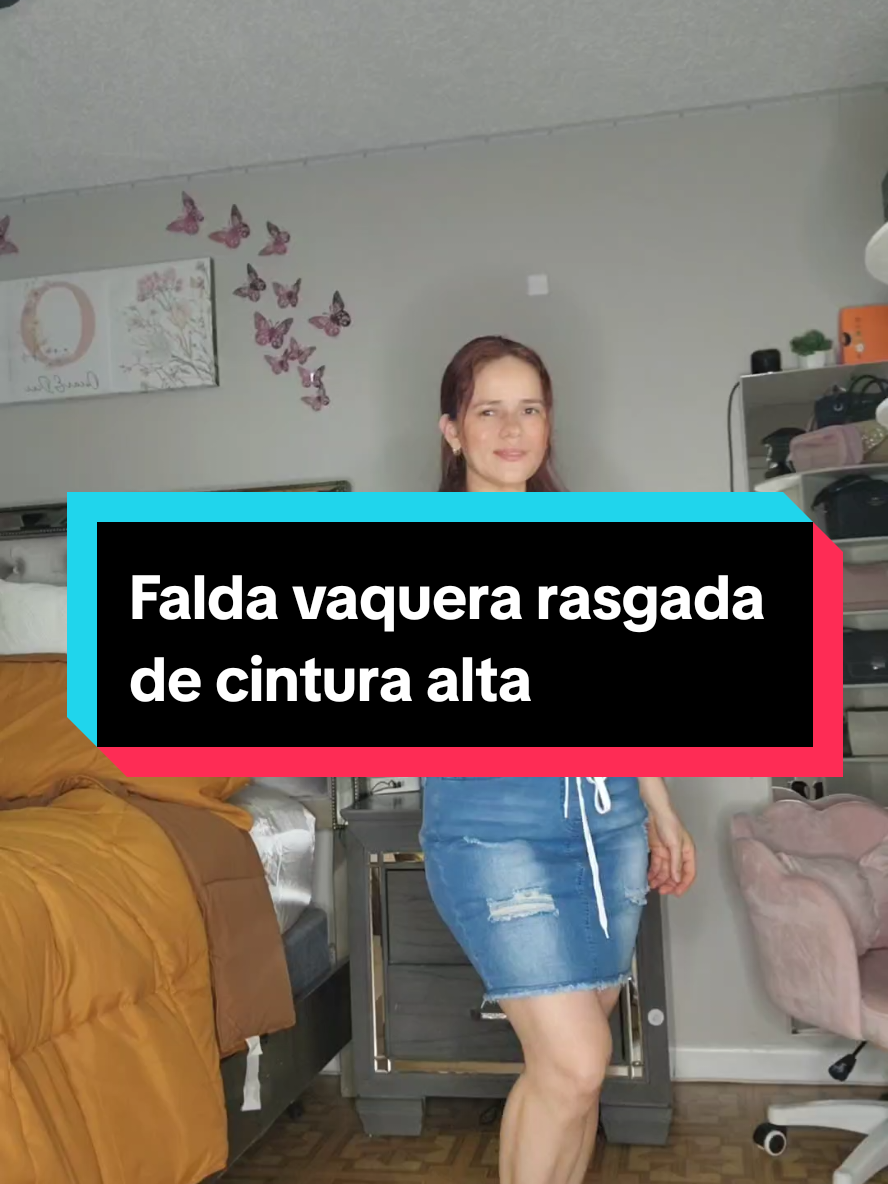 #today's go-to denim pairing#falda vaquera de cintura alta para el verano #TikTokShop #Deals for You Days #soloparati #fypparaty #🥰🥰🥰🥰❤️❤️❤️ #DUTUT Women's Summer High-Wais