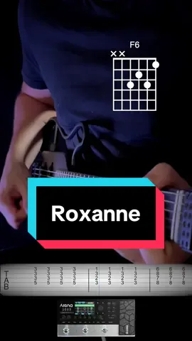 Roxanne - The Police - 🎸I use the Hush-X & Arena 2000 by @Donner Music  - - #guitar #guitarra #howtoplayguitar #music #guitartutorial #6string #fypシ #arena2000 #hushx 