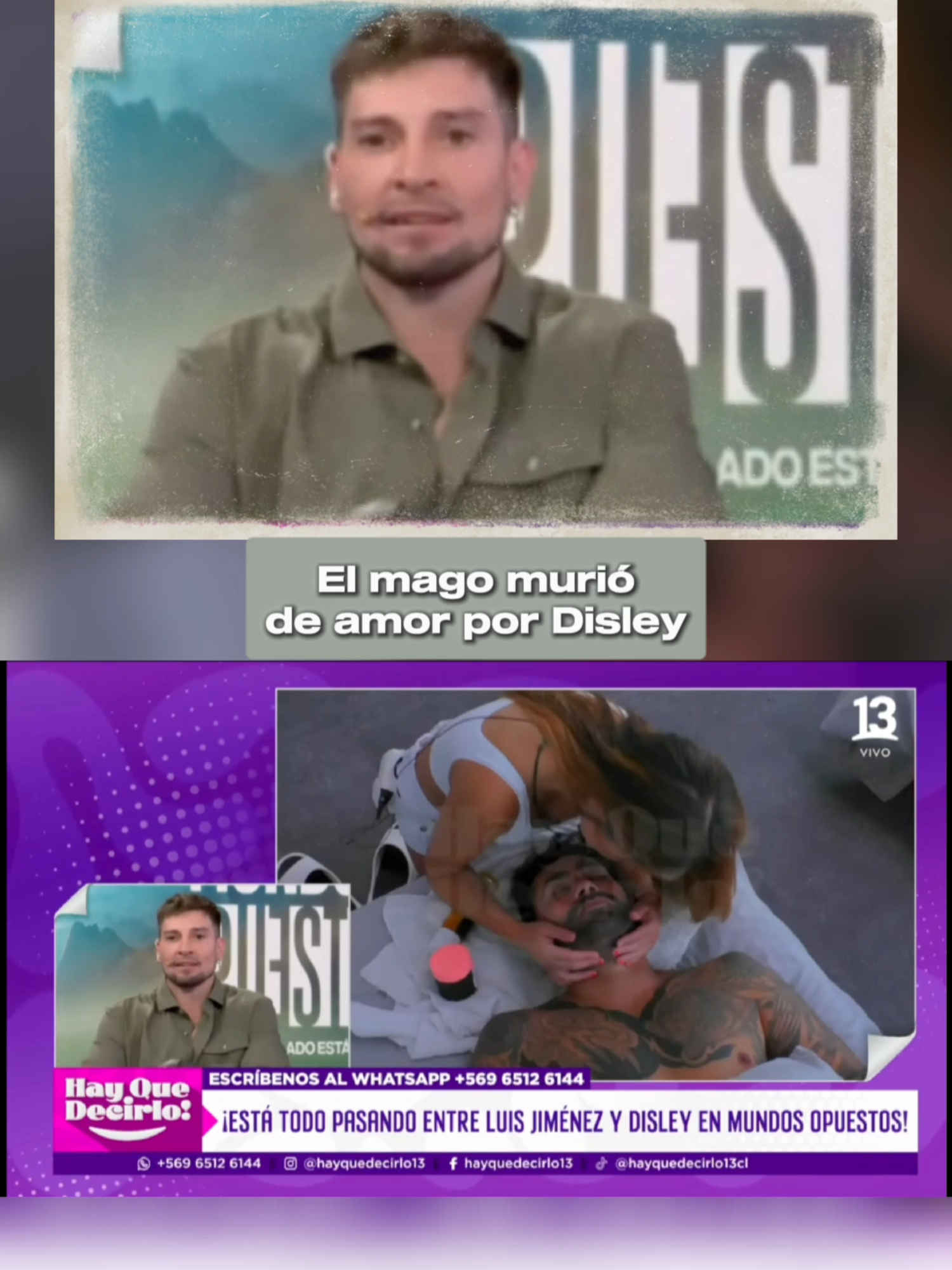 Noooooo el Mago #magojimenez #TeamMateucci #fyp #LuisMateucci #hayquedecirlo #MundosOpuestos3 #Mundosopuestos #canal13