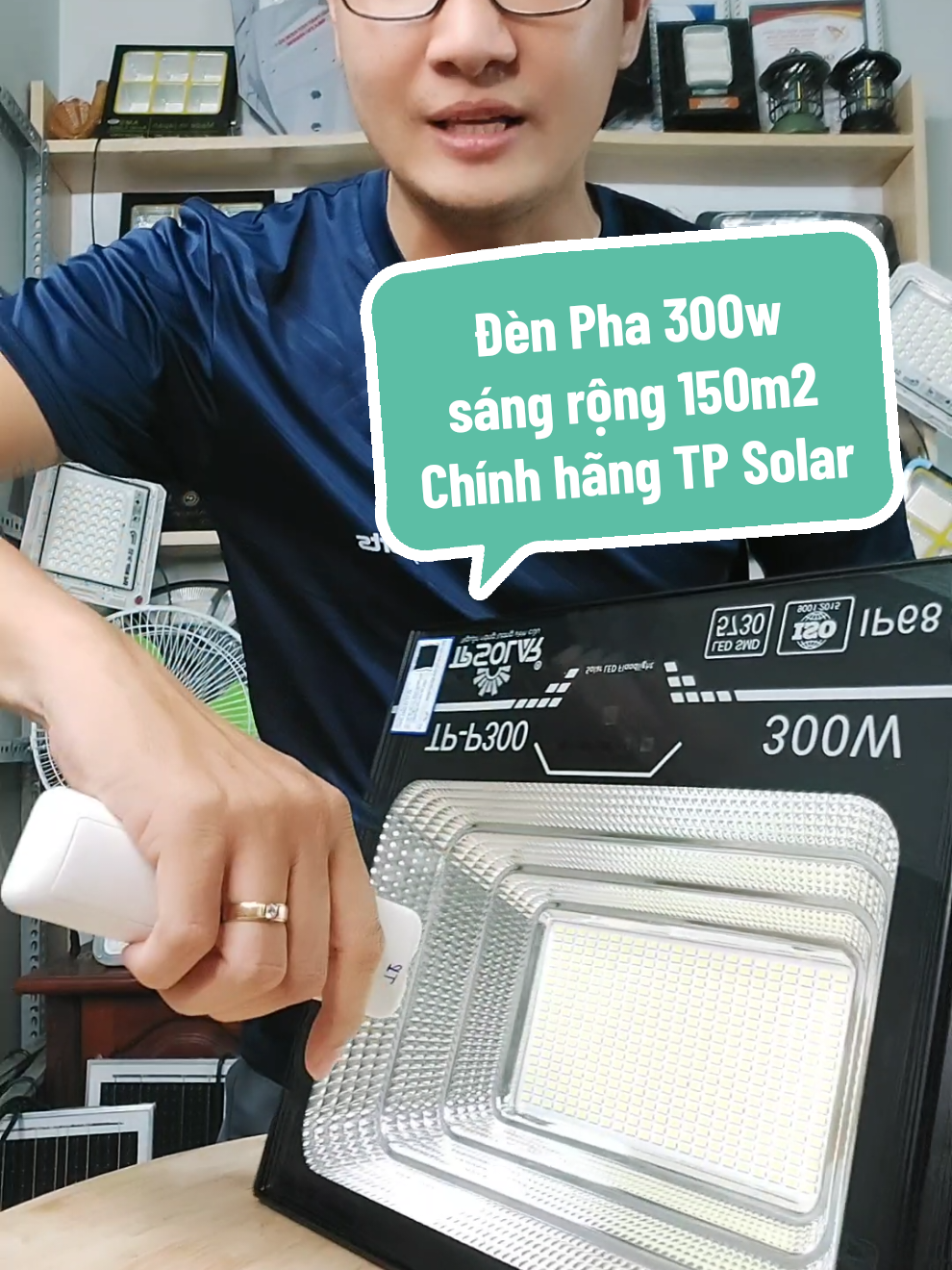 Phần 185: Đèn pha 300w, sáng rộng 150m2, chính hãng TP Solar #tainangluong1991 #maitantai1991 #maitantai #taitrainghiem91 #tpsolar 