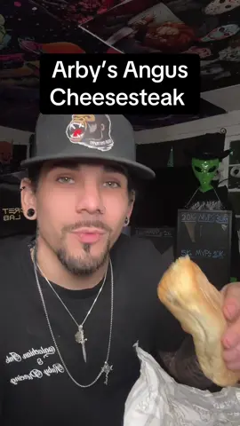 Definitely interesting but good😋😋 #anguscheesesteak #arbys #foodreviews #mukbangwithAdrian #mukbang #foodasmrwithAdrian #wegotthemeats 