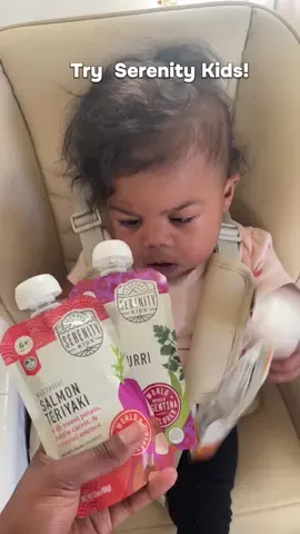 POV: we got our first free sample!🥹🎉 Unfortunately, these are no longer available so I can’t link them but I’ve added another @Serenity Kids fave to my showcase! Big fan!! 👏🏾✨ #babyledweaning #babyledweaningideas #serenitykids #babypuree #babyfood #momtok #momlife #freesample 