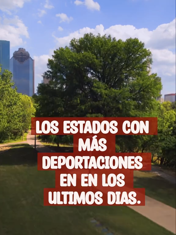 Los estados que mas gente deporta de Estados Unidos. #texas #california #ohio #florida #colorado #utah