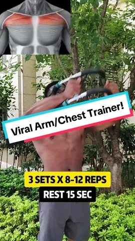 Viral Arm/Chest Trainer!!!💪😎 #workout #trainer #armday #arms #armtrainer #GymTok #gym #gymmotivation #Fitness #fitnessmotivation #exercise #fypシ #fyp #Tatcha