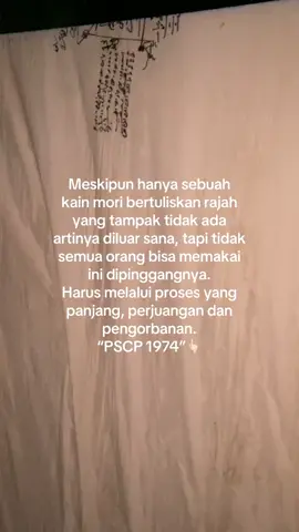 Kain mori yang sudah kusimpan selama 5 tahun lamanya adalah bentuk perjuangan yang pernah kulalui bersama teman2 seletingku. #fyp #fypシ゚ #xyzbca #foryoupage #foryou #pscp #pscp1974 #pencaksilat #cempakaputih #malamsatusuro #suroan #2025 #malamjumaat #kainmori #mori #leting2019 #warga #purwa #sakral #pscppusatmagetan #perguruan #silat #sangatta 